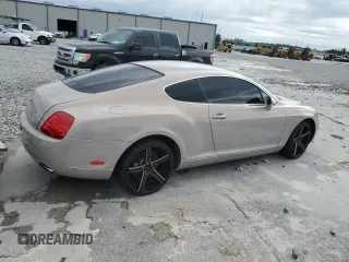 2005 Bentley Continental GT GT with VIN SCBCR63W55C025524, listed as a Copart auction lot 59310425 with 30,695 mi miles and Salvage title. Bid and sale history available at DreamBid. Image 3.