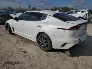 2023 Kia Stinger GT2 with VIN KNAE55LC7P6126371, listed as a Copart auction lot 86186454 with 80,968 mi miles and Salvage Title. Bid and sale history available at carsss.com. Image 2.