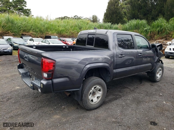 2019 Toyota Tacoma 2WD SR with VIN 5TFAX5GN4KX153084, listed as a Copart auction lot 60751794 with 54,186 mi miles and Salvage Title. Bid and sale history available at carsss.com. Image 3.