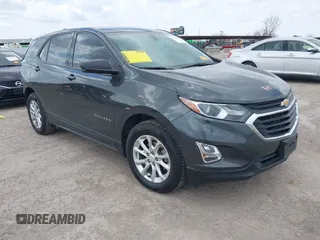 2019 Chevrolet Equinox LS with VIN 2GNAXHEV0K6178446, listed as a IAAI auction lot 41768107 with 66,249 mi miles and . Bid and sale history available at carsss.com. Image 1.