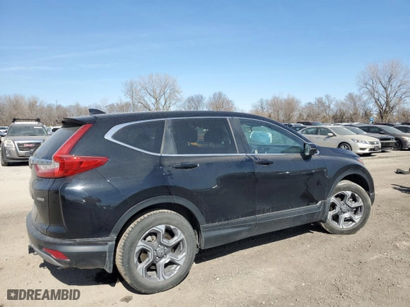 2018 Honda CR-V EX with VIN 7FARW2H55JE094708, listed as a Copart auction lot 48746755 with 57,655 mi miles and Salvage Title. Bid and sale history available at carsss.com. Image 3.