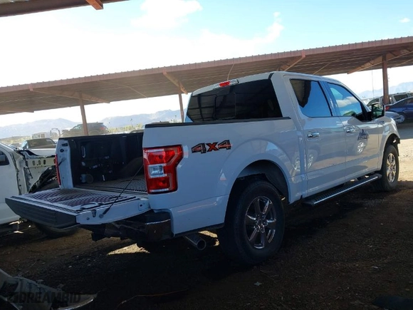 2020 Ford F-150 XL with VIN 1FTEW1EP1LFA11851, listed as a IAAI auction lot 41705537 with 60,260 mi miles. Bid and sale history available at carsss.com. Image 4.