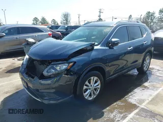 2015 Nissan Rogue SL with VIN 5N1AT2MV3FC759340, listed as a IAAI auction lot 41730322 with 61,561 mi miles and . Bid and sale history available at carsss.com. Image 19.