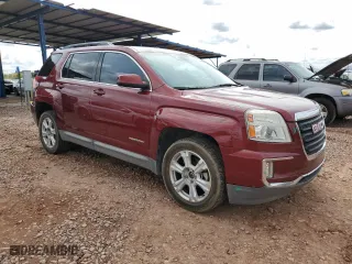 2017 GMC Terrain SLE with VIN 2GKFLNE35H6184313, listed as a Copart auction lot 48785705 with 96,361 mi miles and Salvage Title. Bid and sale history available at carsss.com. Image 4.