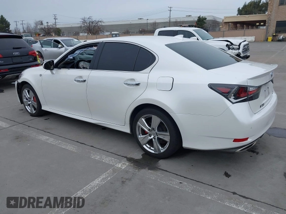 2016 Lexus GS 350 with VIN JTHBZ1BLXGA002689, listed as a IAAI auction lot 41555272 with 91,781 mi miles. Bid and sale history available at carsss.com. Image 3.