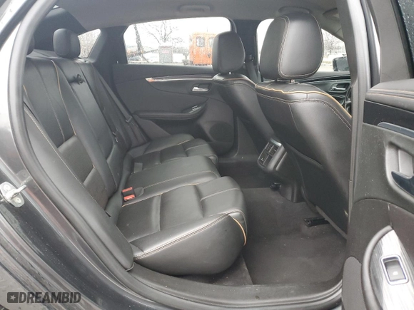 2018 Chevrolet Impala Premier with VIN 2G1125S36J9171175, listed as a Copart auction lot 89202285 with 165,532 mi miles and Salvage Title. Bid and sale history available at carsss.com. Image 10.