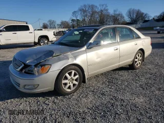 2001 Toyota Avalon XL w/Bucket Seats with VIN 4T1BF28B21U148374, listed as a Copart auction lot 44053655 with 193,490 mi miles and Salvage Title. Bid and sale history available at carsss.com. Image 1.