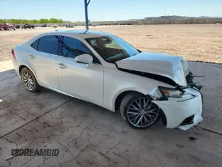 2014 Lexus IS 250 with VIN JTHBF1D29E5001908, listed as a Copart auction lot 63916575 with 225,674 mi miles and Salvage title. Bid and sale history available at DreamBid. Image 4.