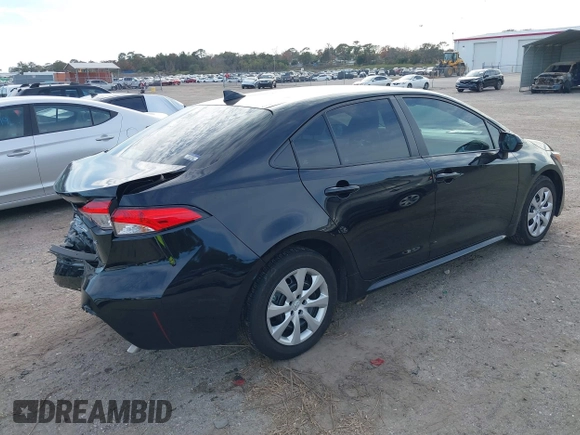 2024 Toyota Corolla LE with VIN 5YFB4MDE0RP133368, listed as a IAAI auction lot 41430223 with 12,475 mi miles and . Bid and sale history available at DreamBid. Image 4.