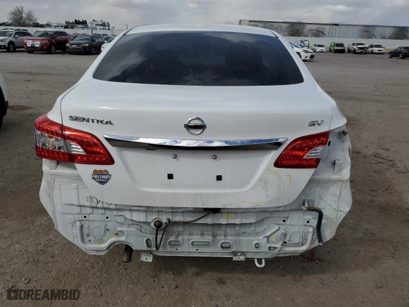 2015 Nissan Sentra SV with VIN 3N1AB7AP1FL695459, listed as a Copart auction lot 47188115 with NaN miles and Salvage Title. Bid and sale history available at carsss.com. Image 6.