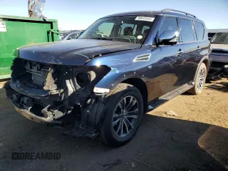 2019 Nissan Armada SV with VIN JN8AY2NCXK9581912, listed as a Copart auction lot 80645444 with 69,898 mi miles and Salvage Title. Bid and sale history available at carsss.com. Image 1.