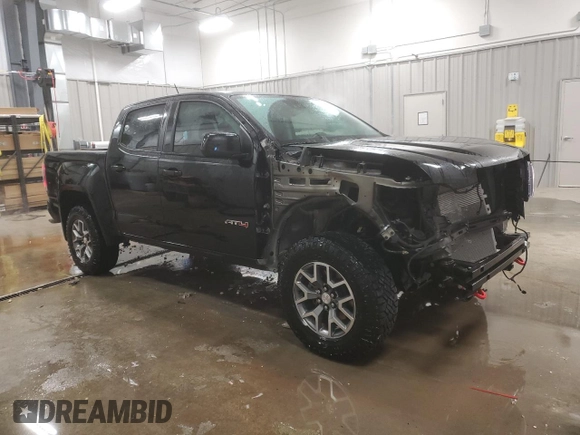 2021 GMC Canyon 4WD AT4 w/Cloth with VIN 1GTG6FEN0M1106579, listed as a Copart auction lot 81330184 with 29,630 mi miles and Salvage Title. Bid and sale history available at carsss.com. Image 4.