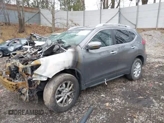 2017 Nissan Rogue SV with VIN KNMAT2MV4HP583060, listed as a IAAI auction lot 42093224 with Not Provided miles and . Bid and sale history available at carsss.com. Image 2.