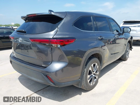 2023 Toyota Highlander L with VIN 5TDKDRAH7PS007332, listed as a IAAI auction lot 42392250 with 51,943 mi miles and . Bid and sale history available at DreamBid. Image 4.