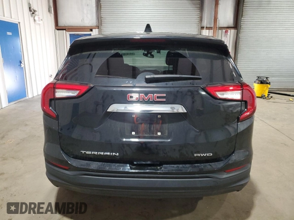 2024 GMC Terrain SLE with VIN 3GKALTEG7RL335778, listed as a Copart auction lot 55451515 with 28,324 mi miles and Salvage title. Bid and sale history available at DreamBid. Image 6.