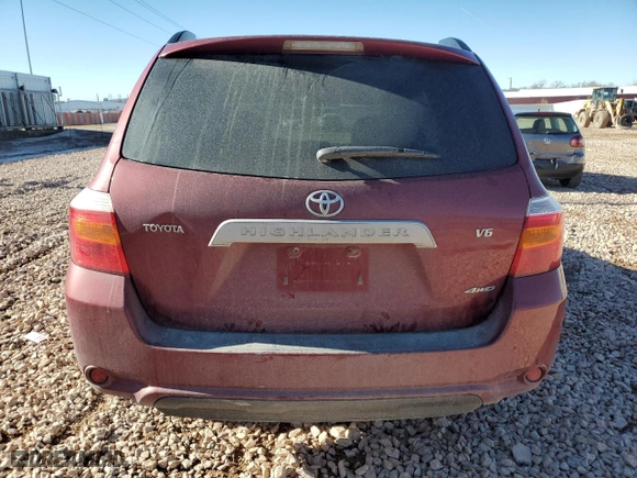 2009 Toyota Highlander with VIN JTEES41A992141077, listed as a Copart auction lot 43087525 with 227,125 mi miles and Clean Title. Bid and sale history available at carsss.com. Image 6.