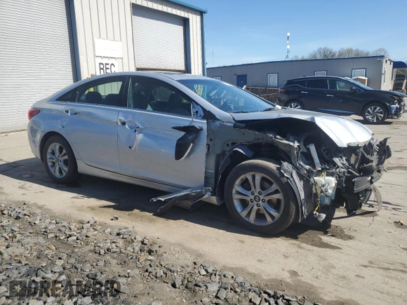 2011 Hyundai Sonata Limited with VIN 5NPEC4AC4BH307660, listed as a Copart auction lot 54587365 with 155,601 mi miles and Salvage Title. Bid and sale history available at DreamBid. Image 4.
