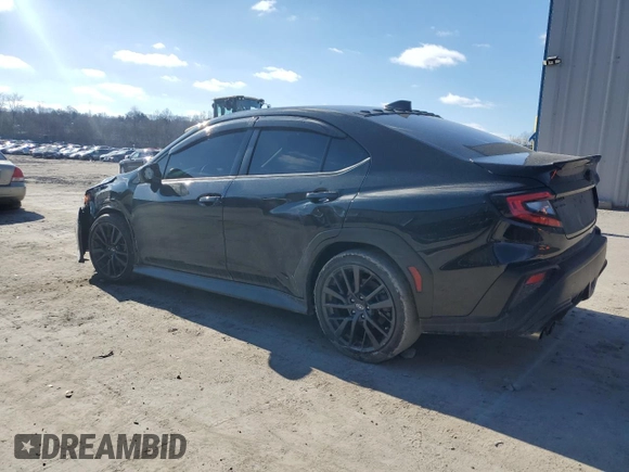 2022 Subaru WRX Premium with VIN JF1VBAF61N9003368, listed as a Copart auction lot 47369045 with 21,575 mi miles and Salvage Title. Bid and sale history available at carsss.com. Image 2.