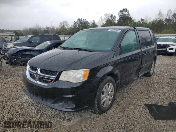 2017 Dodge Grand Caravan SE with VIN 2C4RDGBG1HR650715, listed as a Copart auction lot 51094605 with 110,177 mi miles and Salvage Title. Bid and sale history available at DreamBid. Image 1.