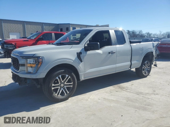 2023 Ford F-150 XL with VIN 1FTEX1CP8PKE67066, listed as a Copart auction lot 43730895 with 24,895 mi miles and Clean title. Bid and sale history available at DreamBid. Image 1.