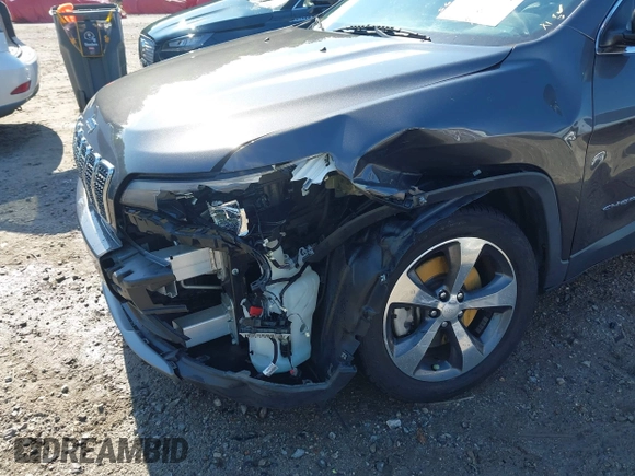 2019 Jeep Cherokee Limited with VIN 1C4PJLDX1KD173431, listed as a IAAI auction lot 42164174 with 87,870 mi miles and . Bid and sale history available at DreamBid. Image 6.