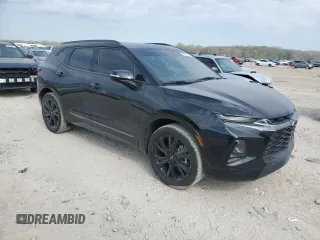 2022 Chevrolet Blazer RS с VIN 3GNKBERS8NS218666, выставлен на аукционе Copart как лот 52580525 с пробегом 43 289 миль миль и Списание • Salvage title. История ставок и продаж доступна на DreamBid. Изображение 4.