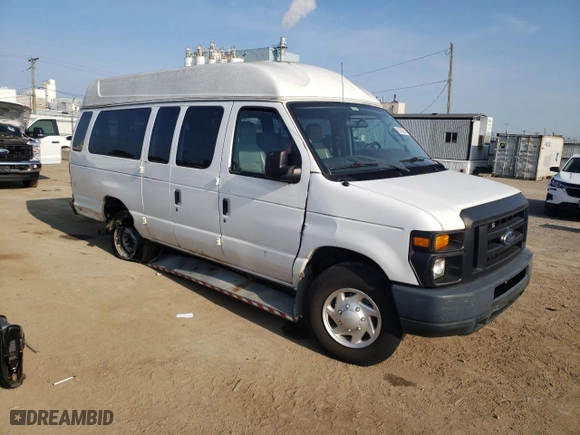 2011 Ford Econoline Cargo Van Commercial with VIN 1FTSS3EL2BDB35967, listed as a Copart auction lot 68888664 with NaN miles and Salvage Title. Bid and sale history available at carsss.com. Image 4.