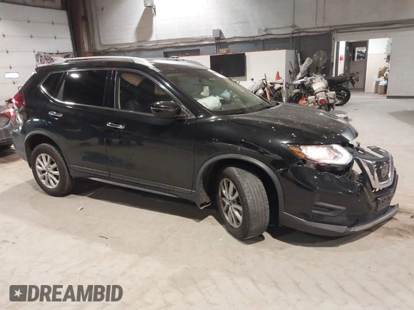 2018 Nissan Rogue SV with VIN KNMAT2MVXJP616150, listed as a IAAI auction lot 41325913 with 104,341 mi miles and . Bid and sale history available at DreamBid. Image 1.