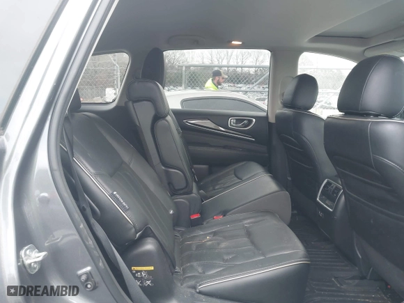 2019 Infiniti QX60 PURE with VIN 5N1DL0MM8KC569052, listed as a IAAI auction lot 41172254 with 85,993 mi miles. Bid and sale history available at carsss.com. Image 8.