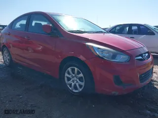 2013 Hyundai Accent GLS with VIN KMHCT4AEXDU330633, listed as a IAAI auction lot 41980107 with 237,748 mi miles. Bid and sale history available at carsss.com. Image 1.