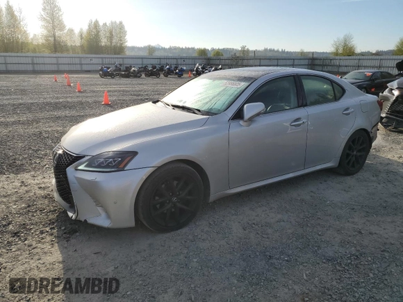2011 Lexus IS 250 with VIN JTHBF5C29B2100606, listed as a Copart auction lot 52986805 with 193,286 mi miles and Salvage Title. Bid and sale history available at carsss.com. Image 1.