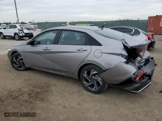 2025 Hyundai Elantra SEL Sport with VIN KMHLM4DGXSU893186, listed as a Copart auction lot 89147065 with 205 mi miles and Salvage Title. Bid and sale history available at carsss.com. Image 2.