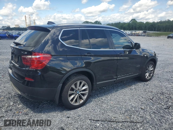 2013 BMW X3 xDrive28i with VIN 5UXWX9C54D0A32782, listed as a Copart auction lot 55634145 with 179,528 mi miles and Clean Title. Bid and sale history available at DreamBid. Image 3.