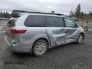 2016 Toyota Sienna Ltd with VIN 5TDDK3DCXGS135379, listed as a Copart auction lot 43290365 with 112,488 mi miles and Salvage Title. Bid and sale history available at carsss.com. Image 3.