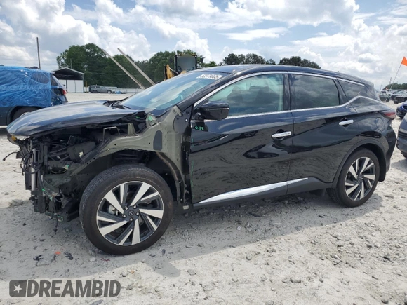 2024 Nissan Murano SL z VIN 5N1AZ2CJXRC102097, wystawiony jako Copart lot #53979805 z przebiegiem 24 243 mil mil oraz Szkoda całkowita • Salvage title. Historia ofert i sprzedaży dostępna na DreamBid. Obrazek 1.