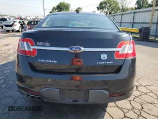 2010 Ford Taurus Limited with VIN 1FAHP2FW3AG164556, listed as a Copart auction lot 62024345 with 153,320 mi miles and Salvage title. Bid and sale history available at DreamBid. Image 6.