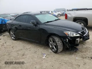 2012 Lexus IS 350 C with VIN JTHFE2C25C2507391, listed as a Copart auction lot 44060525 with 133,392 mi miles and Salvage title. Bid and sale history available at DreamBid. Image 4.