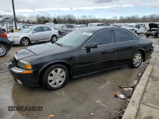 2002 Lincoln LS w/Base Pkg with VIN 1LNHM86S22Y619472, listed as a Copart auction lot 85285814 with 255,868 mi miles and Non Repairable. Bid and sale history available at carsss.com. Image 1.