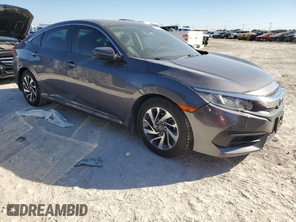 2018 Honda Civic EX with VIN 2HGFC2F73JH560353, listed as a Copart auction lot 42808855 with 138,729 mi miles and Salvage Title. Bid and sale history available at DreamBid. Image 4.