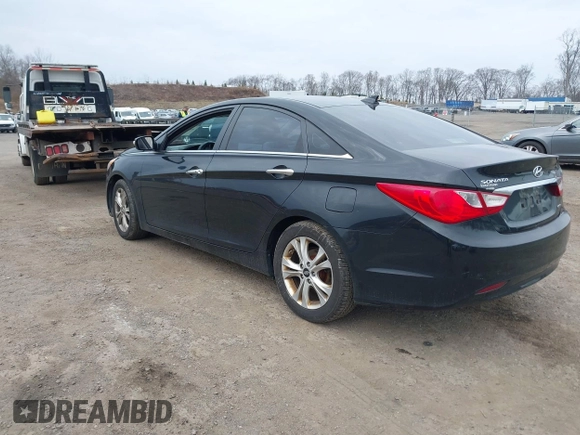 2013 Hyundai Sonata Limited with VIN 5NPEC4ACXDH571386, listed as a IAAI auction lot 41882922 with 254,912 mi miles and . Bid and sale history available at carsss.com. Image 3.