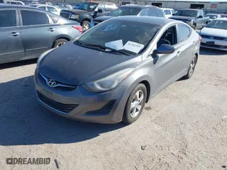 2014 Hyundai Elantra SE with VIN 5NPDH4AE4EH515489, listed as a IAAI auction lot 41702399 with 107,716 mi miles. Bid and sale history available at carsss.com. Image 2.