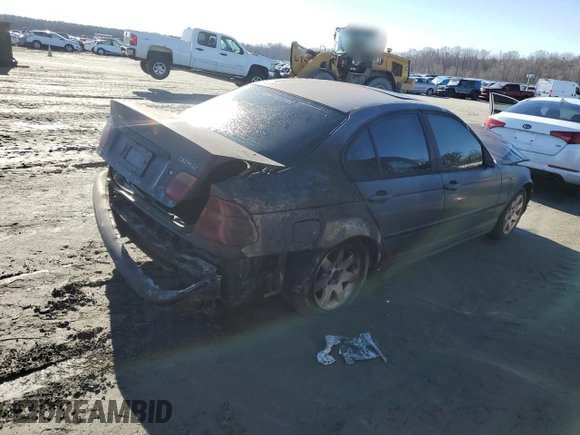 2002 BMW 3 Series 325i with VIN WBAEV33482KL67952, listed as a Copart auction lot 42939985 with 0 mi miles and Salvage Title. Bid and sale history available at carsss.com. Image 3.
