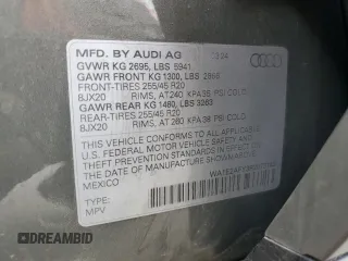 2024 Audi Q5 S line Premium Plus z VIN WA1E2AFY3R2073149, wystawiony jako Copart lot #47267295 z przebiegiem 18 203 mil mil oraz Szkoda całkowita • Salvage title. Historia ofert i sprzedaży dostępna na DreamBid. Obrazek 13.