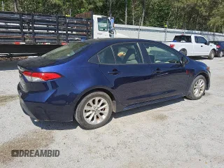 2021 Toyota Corolla LE with VIN JTDVPMAE9MJ122648, listed as a Copart auction lot 50896255 with 44,451 mi miles and Clean Title. Bid and sale history available at carsss.com. Image 3.