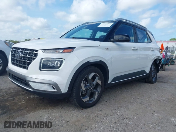 2023 Hyundai Venue Limited with VIN KMHRC8A33PU234766, listed as a IAAI auction lot 41954355 with 33,580 mi miles and . Bid and sale history available at DreamBid. Image 2.