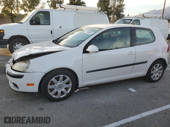 2009 Volkswagen Rabbit S with VIN WVWAA71K69W130708, listed as a Copart auction lot 81105854 with 195,390 mi miles and Salvage title. Bid and sale history available at DreamBid. Image 1.