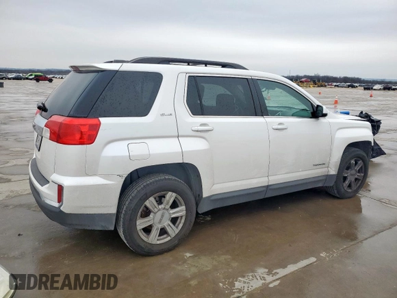 2016 GMC Terrain SLE with VIN 2GKALNEKXG6196277, listed as a Copart auction lot 45814505 with 116,126 mi miles and Salvage Title. Bid and sale history available at carsss.com. Image 3.