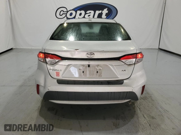 2022 Toyota Corolla LE with VIN 5YFEPMAE0NP310956, listed as a Copart auction lot 47471255 with 106,250 mi miles and Salvage Title. Bid and sale history available at carsss.com. Image 6.