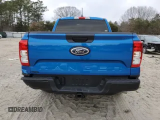 2024 Ford Ranger XL with VIN 1FTER4PH3RLE01522, listed as a Copart auction lot 47116435 with 4,638 mi miles and Salvage Title. Bid and sale history available at carsss.com. Image 6.