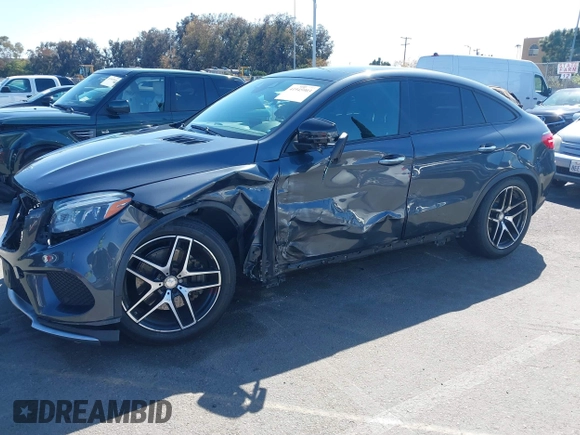 2016 Mercedes-Benz GLE 450 AMG with VIN 4JGED6EB3GA031444, listed as a IAAI auction lot 41945903 with 45,219 mi miles and . Bid and sale history available at DreamBid. Image 19.